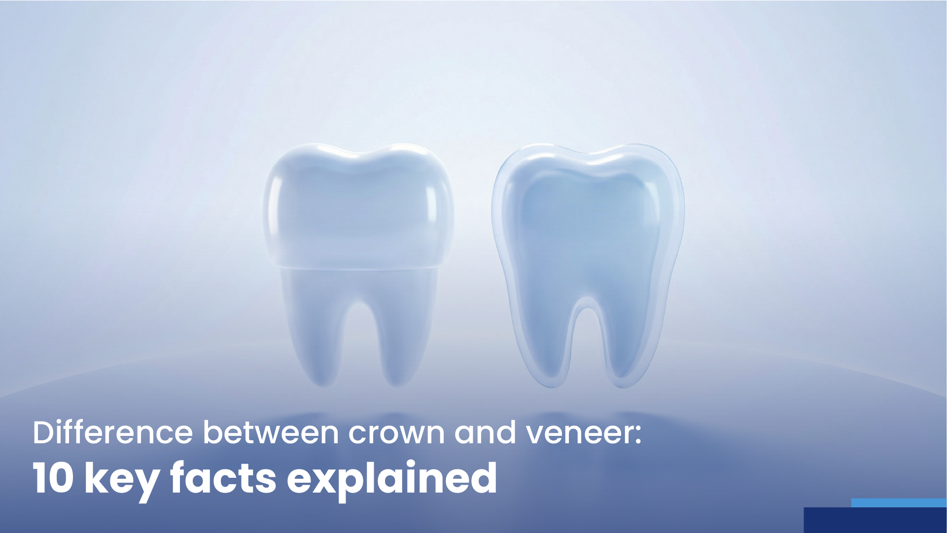 difference between crown and veneer