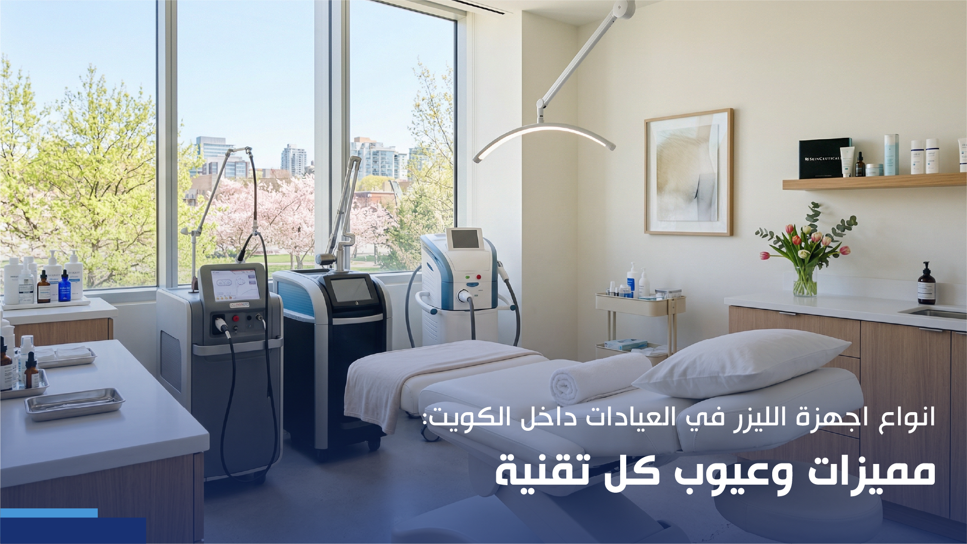 انواع اجهزة الليزر في العيادات