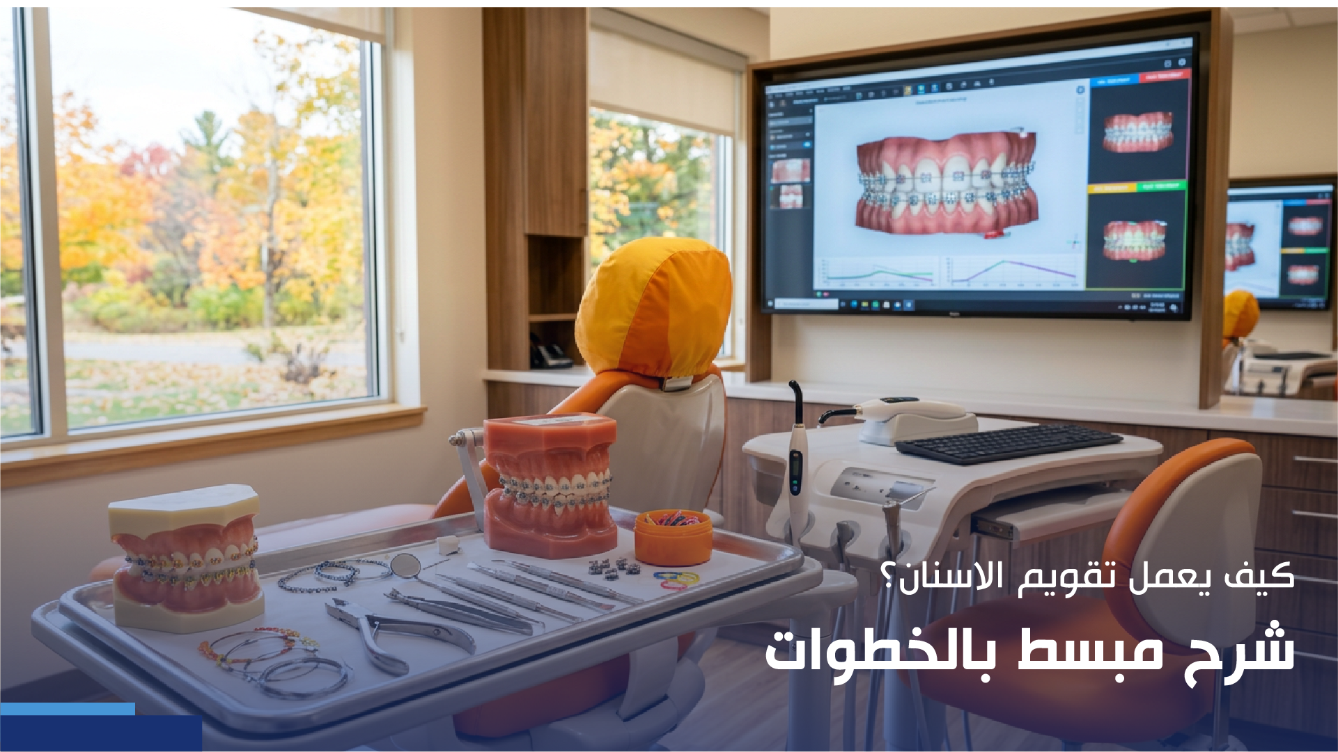 كيف يعمل تقويم الاسنان